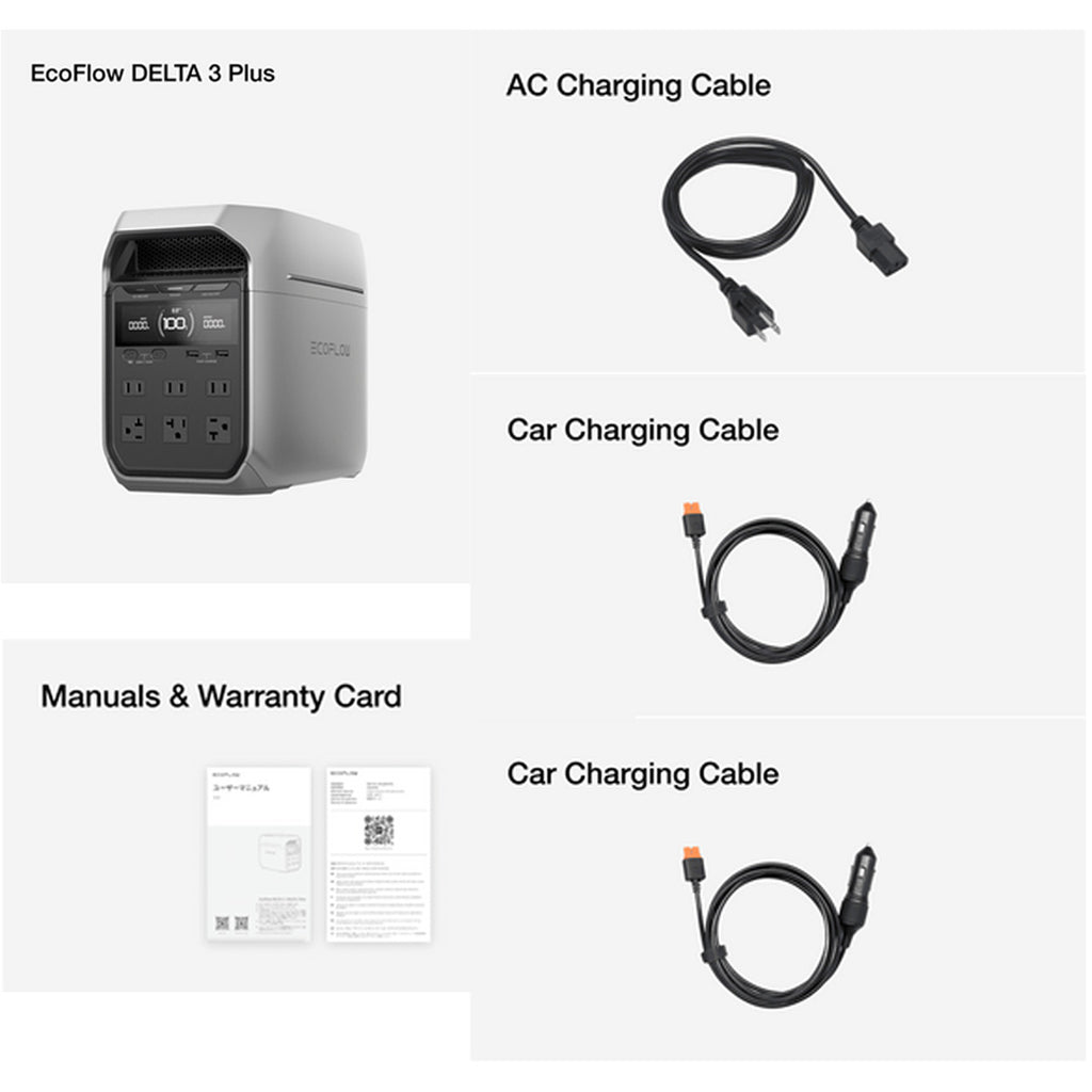 ECOFLOW Delta 3 PLUS Portable Power Station