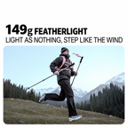 MOBI GARDEN ZT Pole 120 – Ultralight Carbon Fibre Telescopic Trekking Pole (59-120cm)