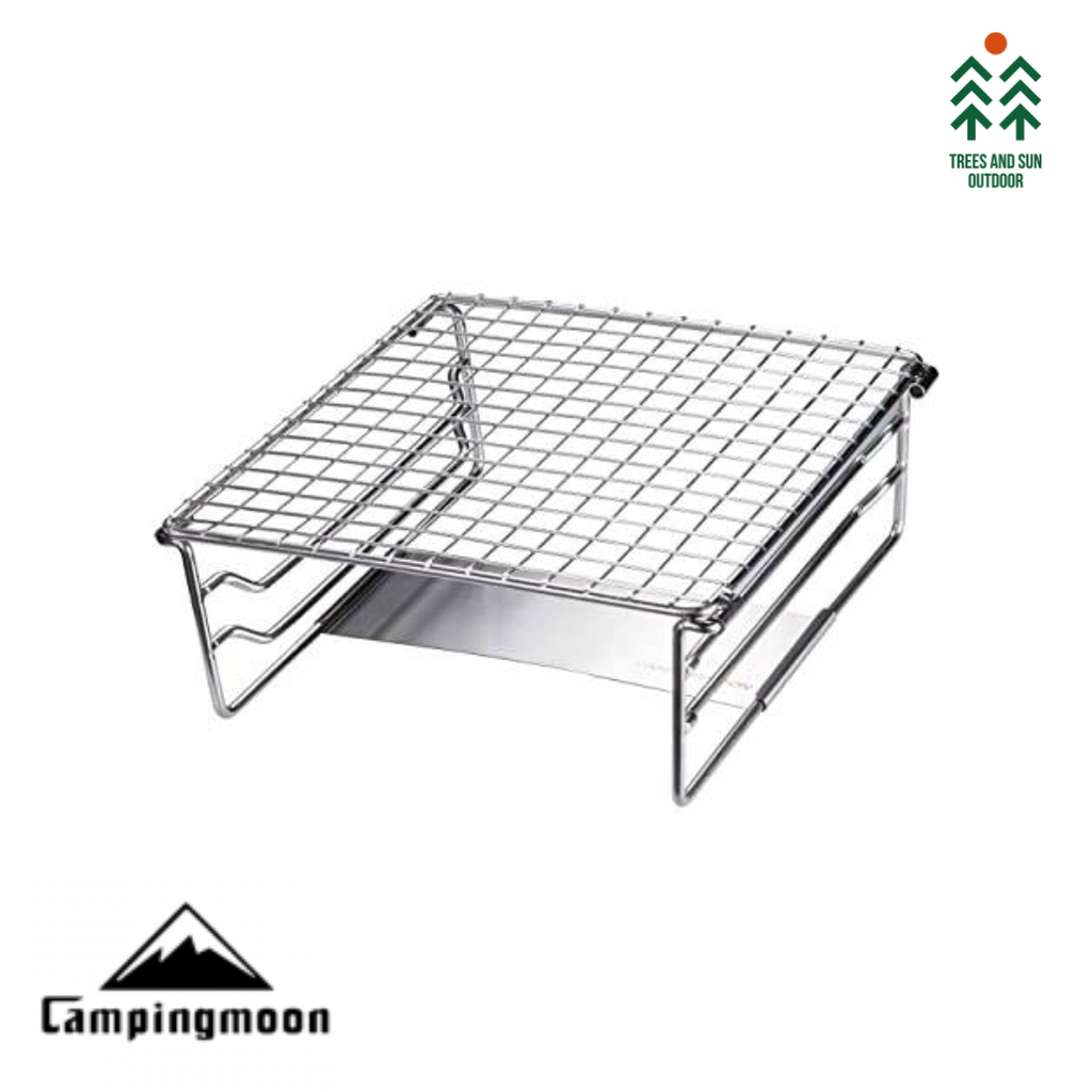 CAMPINGMOON W-020 Mini Grill Rack Folding Stove