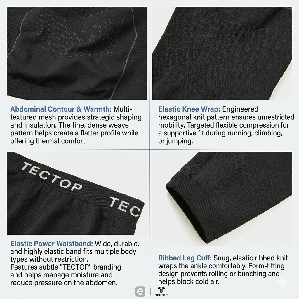 TECTOP Men’s Thermal Set – Warm & Breathable