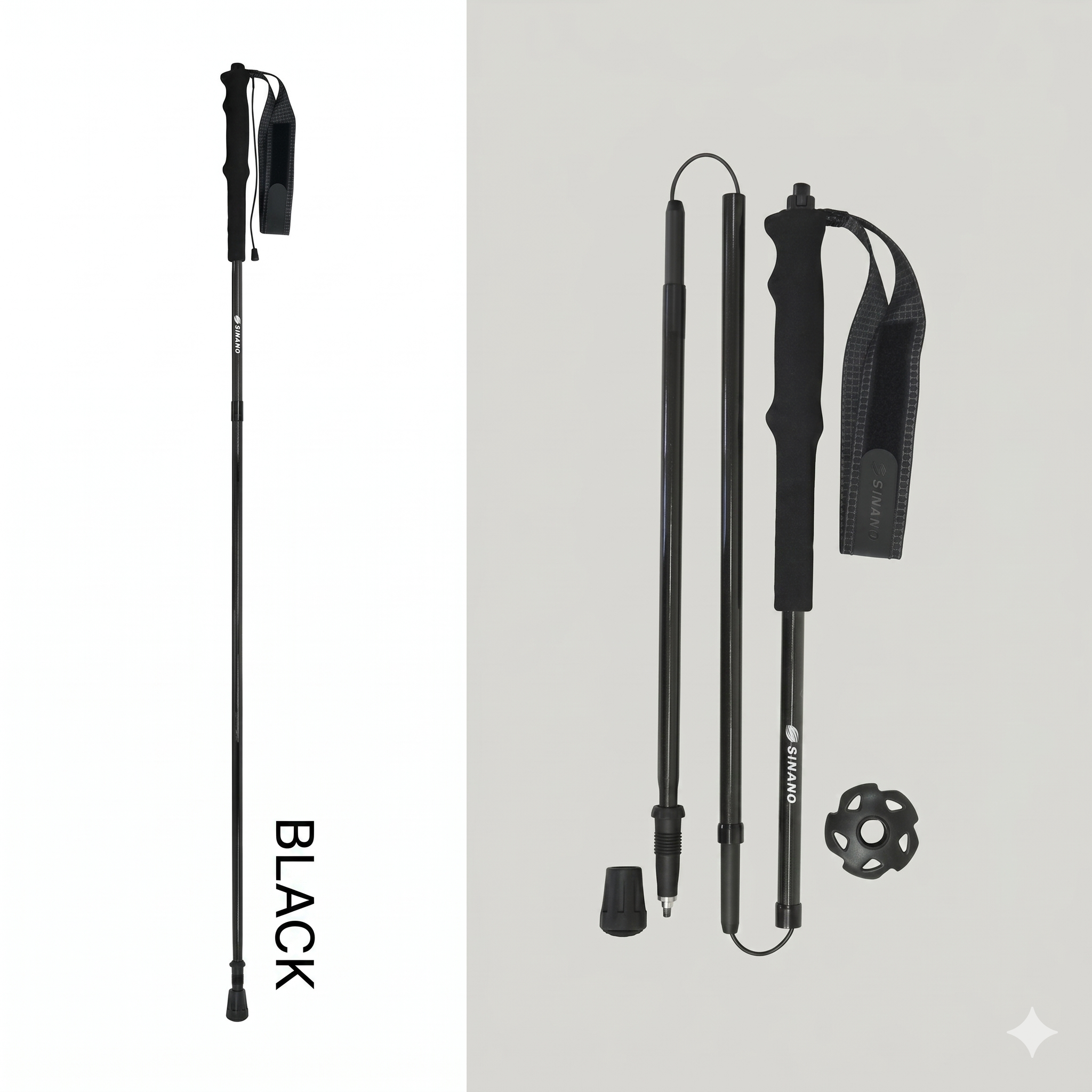 SINANO Folder UL 105cm Carbon Trekking Pole