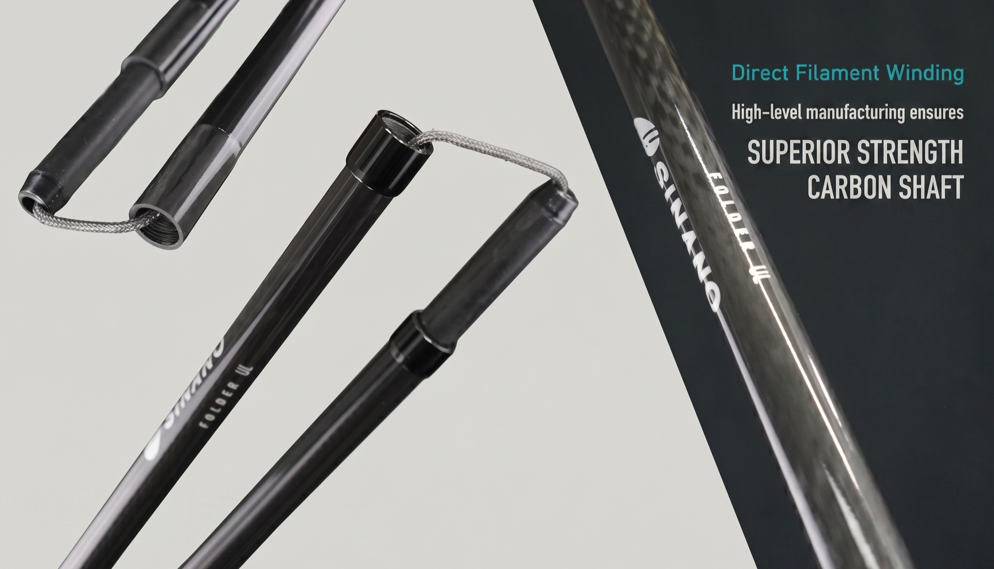 SINANO Folder UL 110cm Carbon Trekking Pole