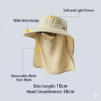 TECTOP Unisex Hiking Hat – Full Protection & Breathable