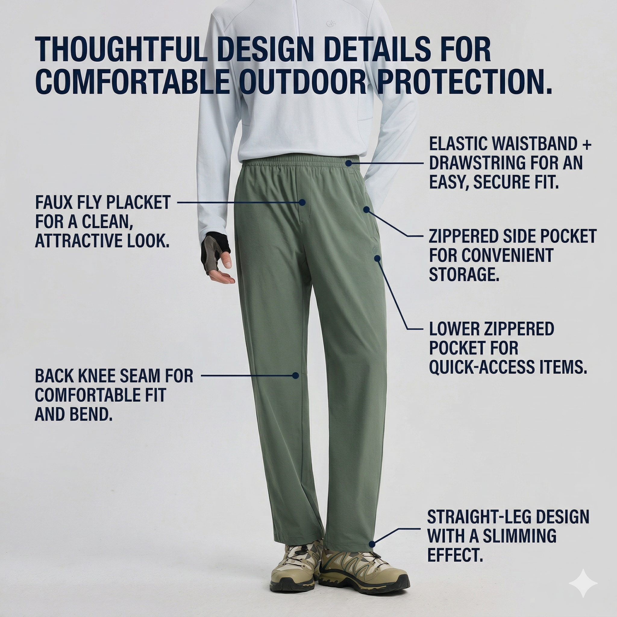 TECTOP Women’s Hiking Pants – Quick-Dry & Lightweight