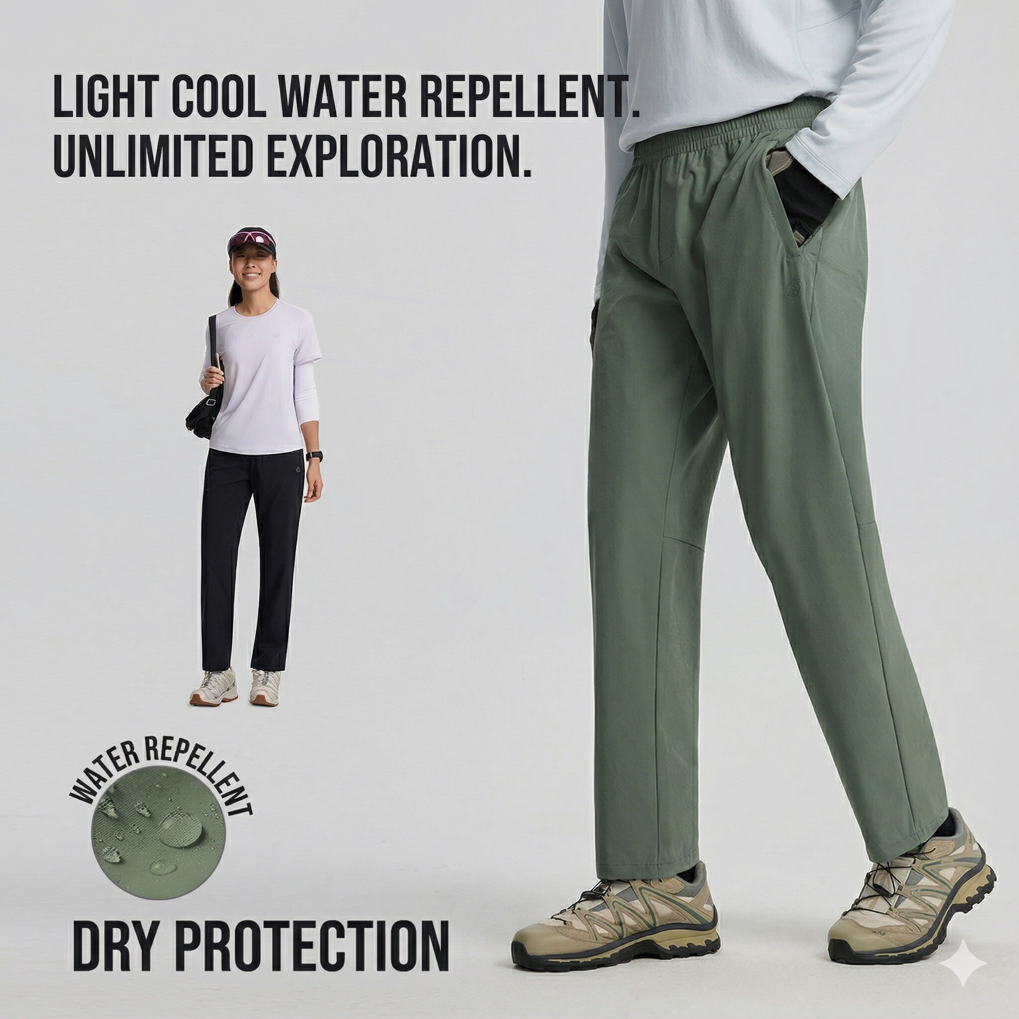 TECTOP Women’s Hiking Pants – Quick-Dry & Lightweight