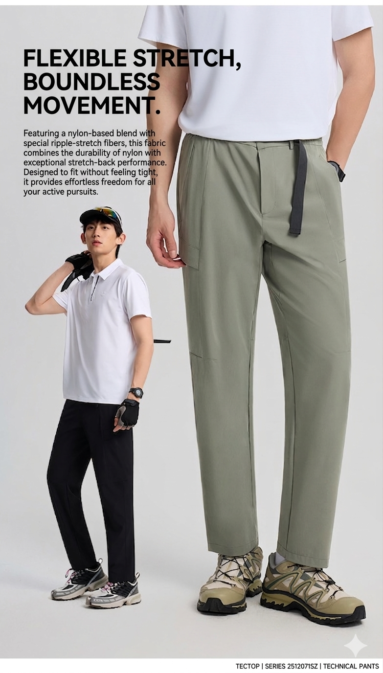 TECTOP Men’s Hiking Pants – Quick-Dry & Lightweight