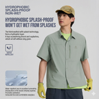 TECTOP Unisex Hiking Short-Sleeve Shirt – UV Protection & Quick-Dry