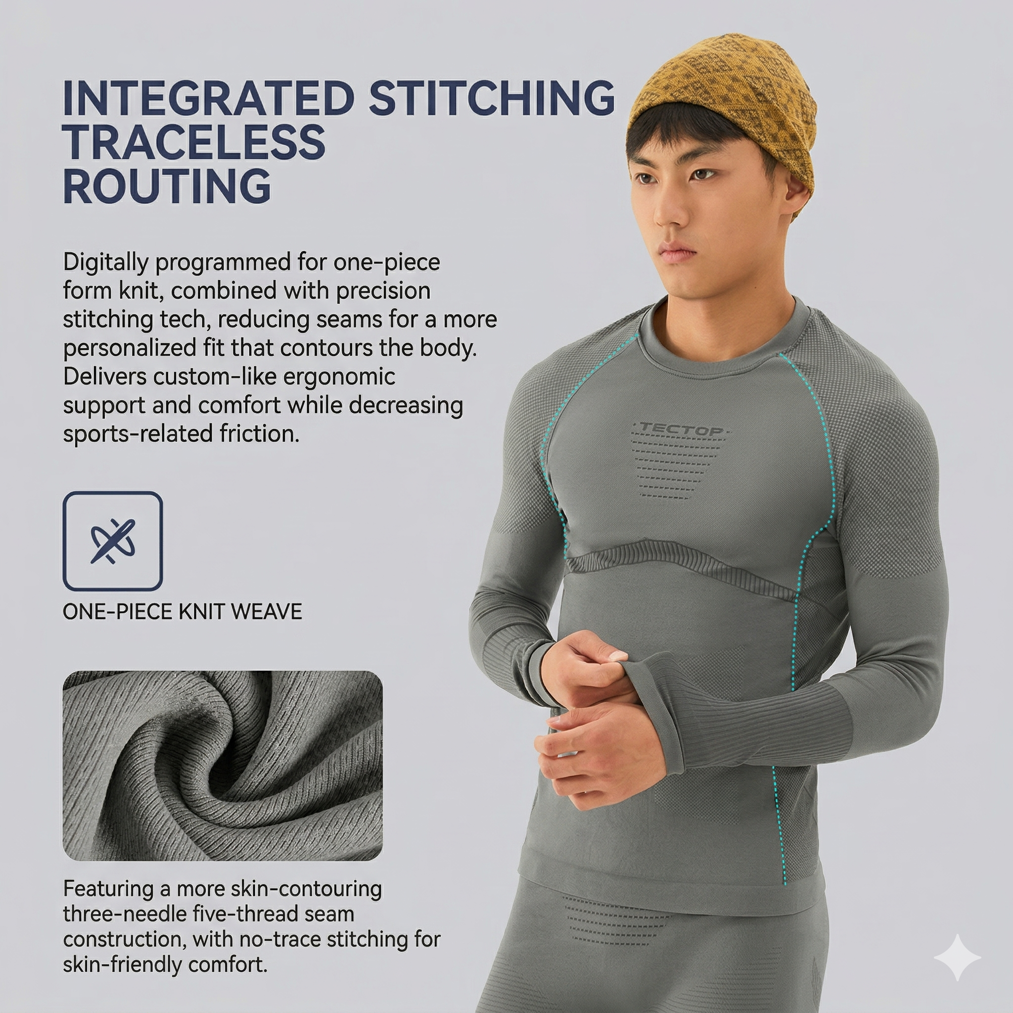 TECTOP Women’s Thermal Set – Warm & Breathable
