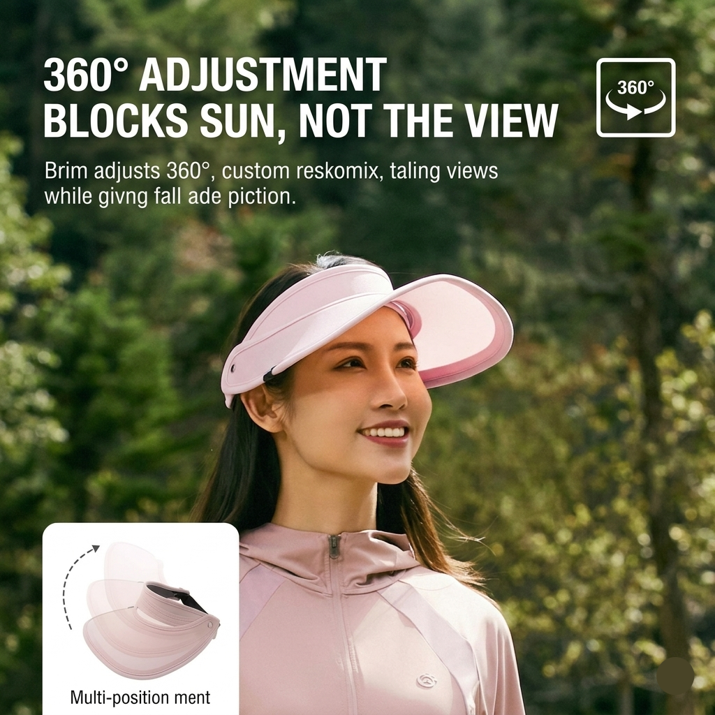 TECTOP Unisex Hiking Hat – UV Protection & Breathable