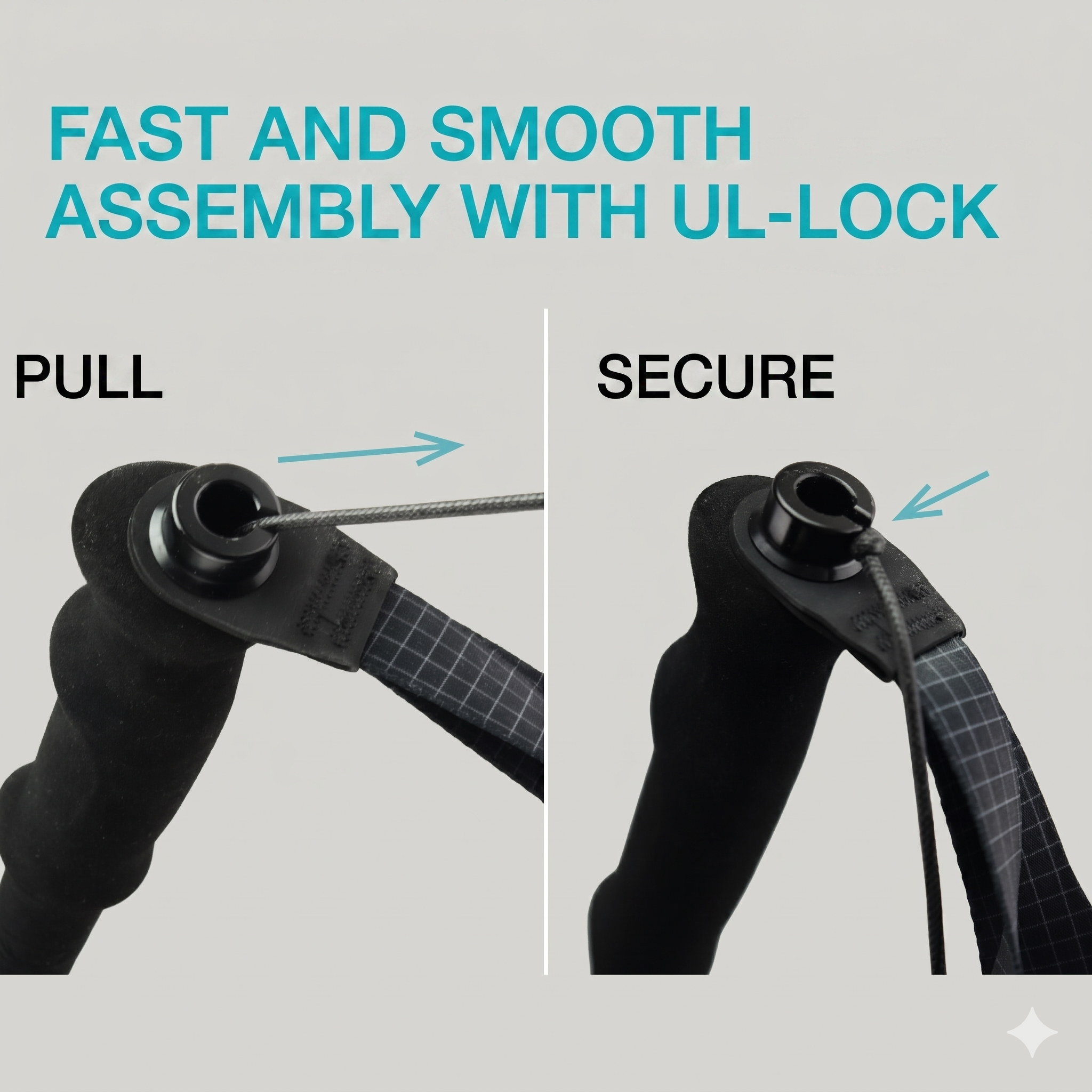SINANO Folder UL 105cm Carbon Trekking Pole