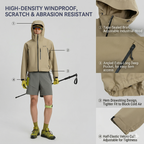 TECTOP Unisex Hiking Jacket – Waterproof & Lightweight
