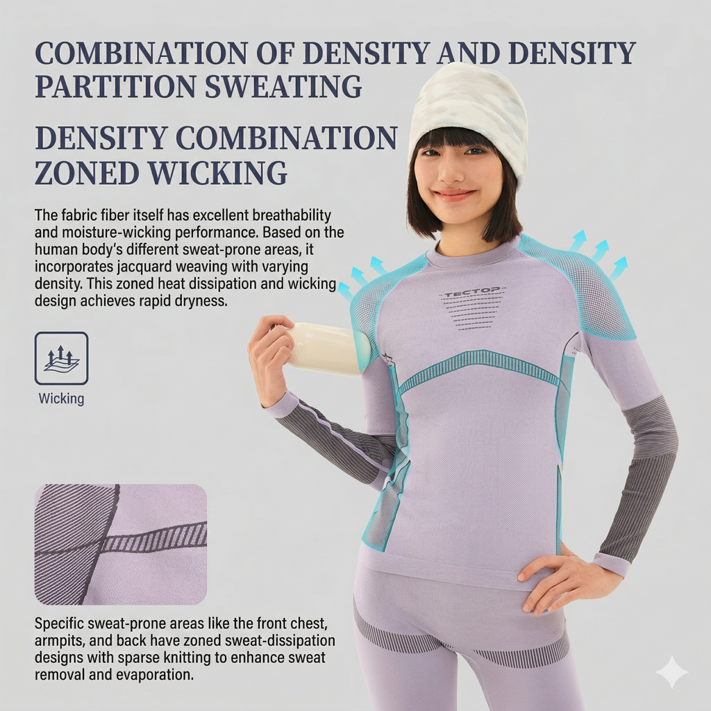 TECTOP Women’s Thermal Set – Warm & Breathable
