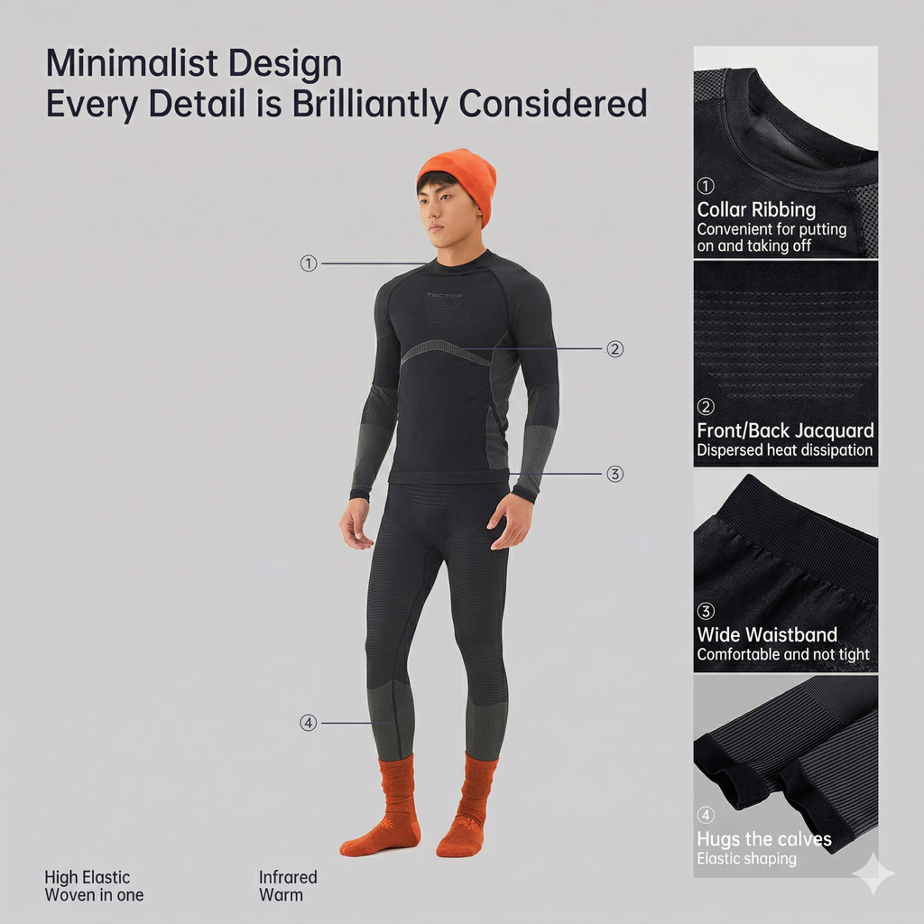 TECTOP Women’s Thermal Set – Warm & Breathable