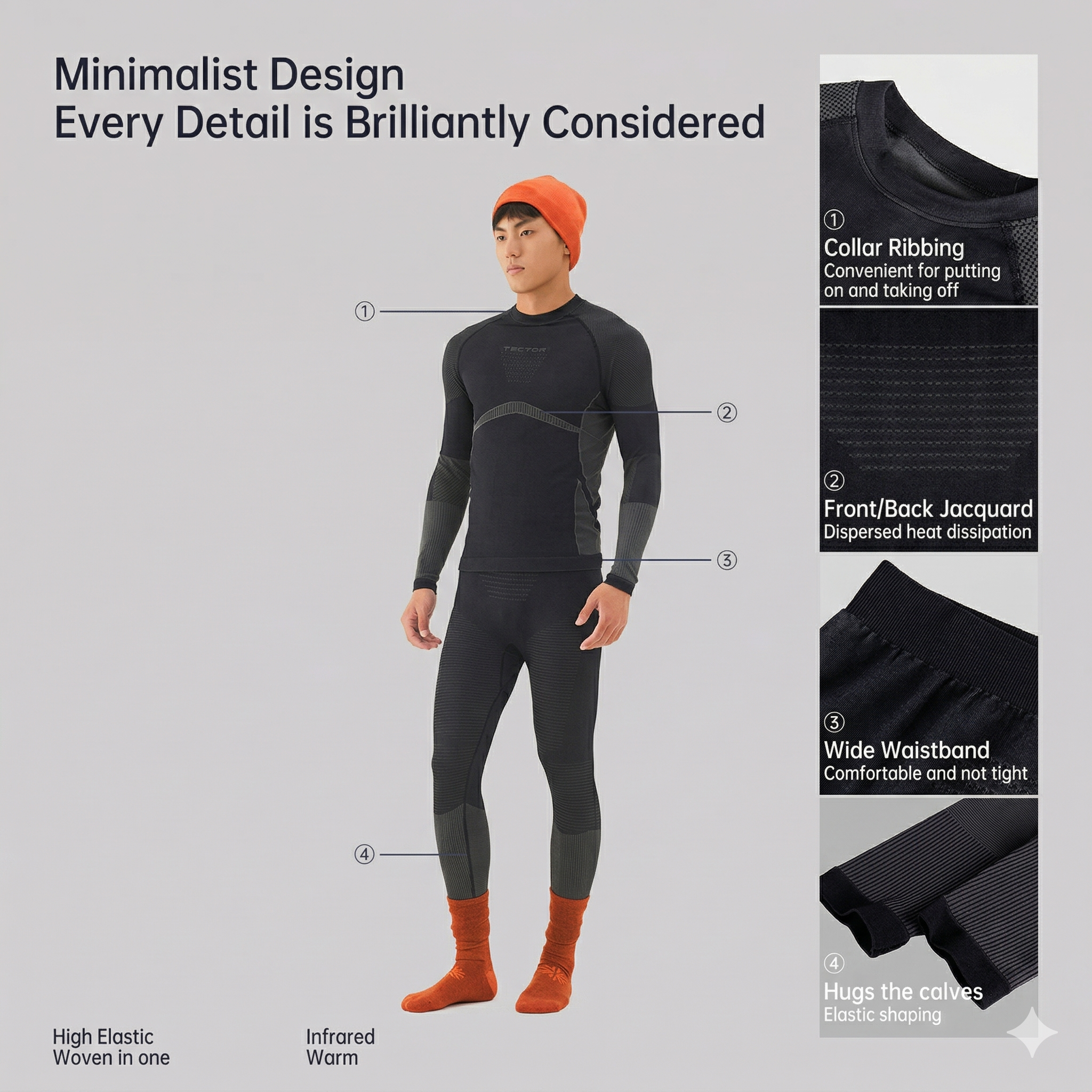 TECTOP Women’s Thermal Set – Warm & Breathable