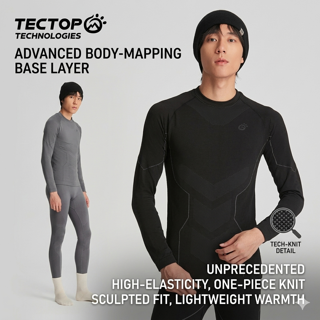 TECTOP Men’s Thermal Set – Warm & Breathable