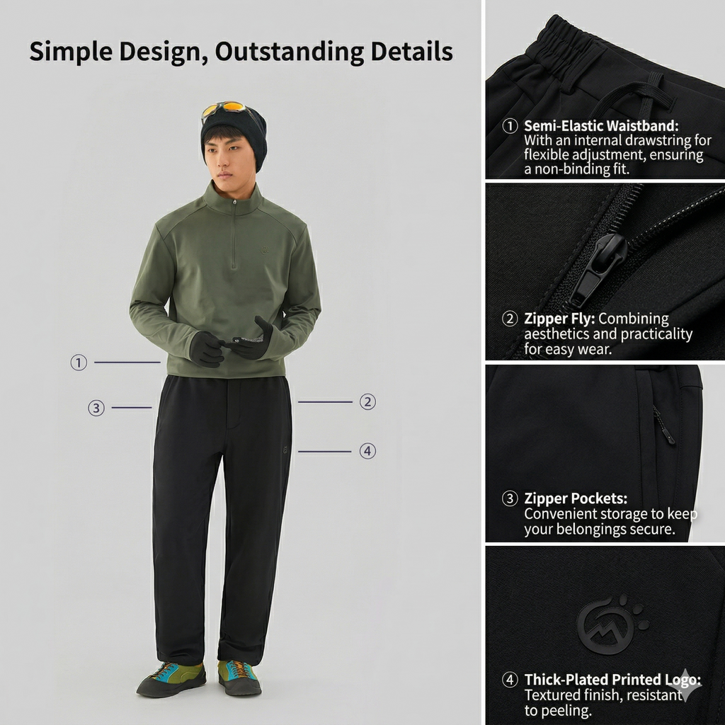 TECTOP Women’s Hiking Pants – Warm & Windproof