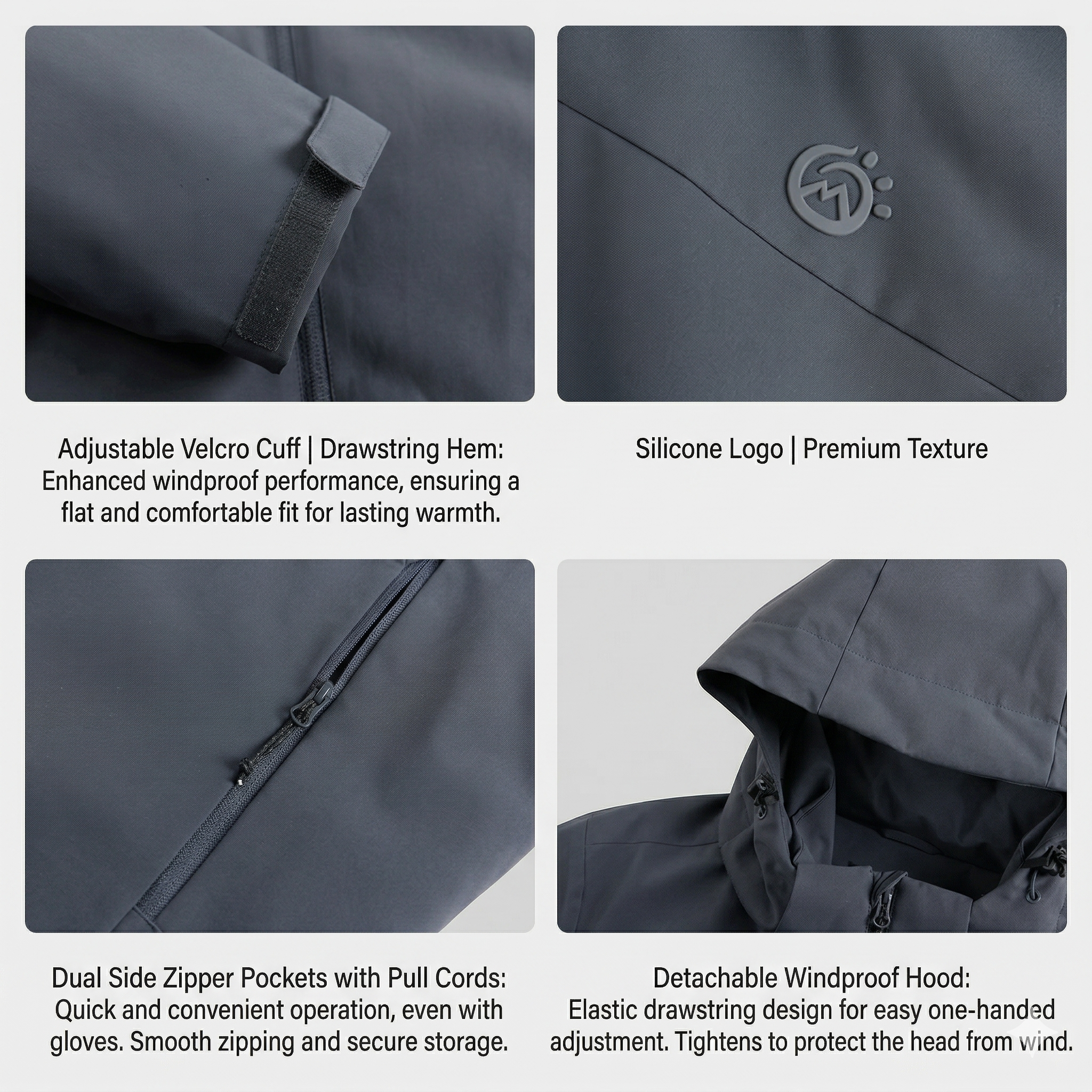 TECTOP Men’s Hiking Jacket – Waterproof & Fleece Lined