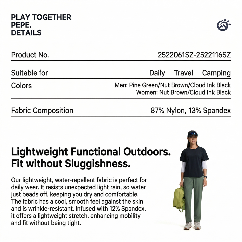 TECTOP Women’s Hiking Pants – Quick-Dry & Lightweight
