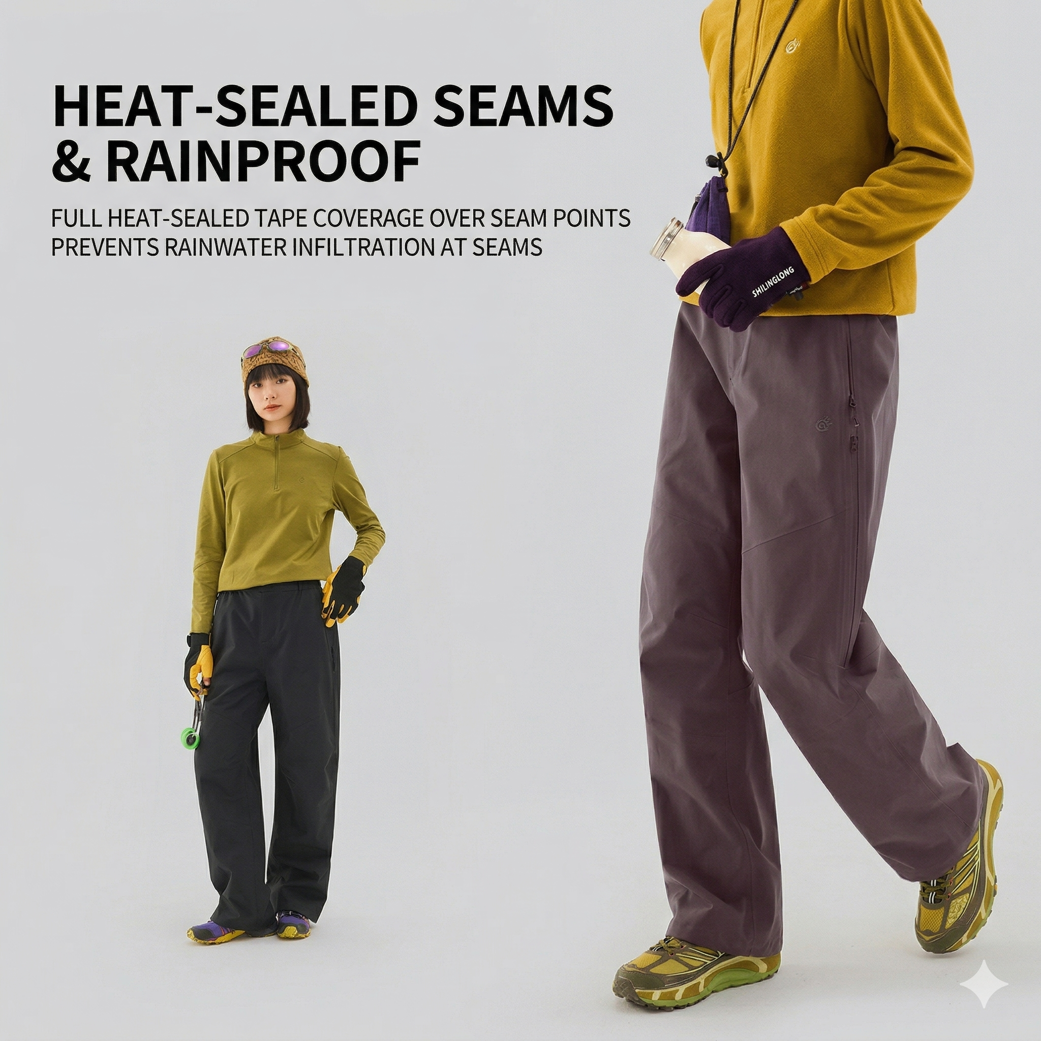 TECTOP Women’s Hiking Pants – Waterproof & Hardshell