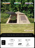 BLACKDOG Leisure Base Tent 2.4 - 240CM X 240CM (2-4 Person)