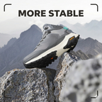 HUMTTO Men’s Mid-Cut Hiking Shoes Waterproof & Durable – Black Grey