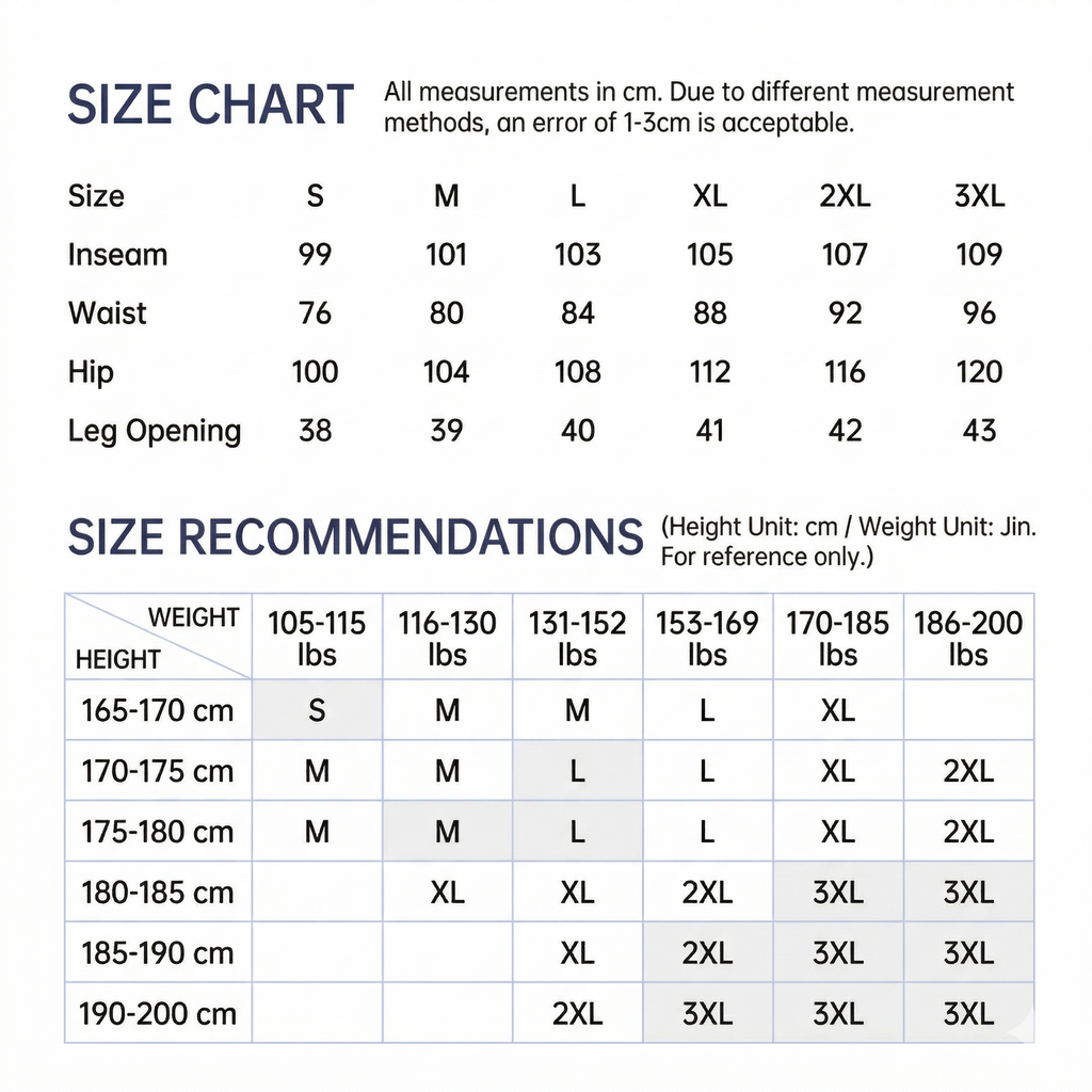 TECTOP Men’s Hiking Pants – Water Repellent & Fleece Lined