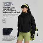 TECTOP Unisex Hiking Jacket – Waterproof & Lightweight