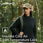 TECTOP Women’s Hiking Half-Zip Fleece Jacket – Warm & Lightweight