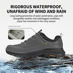 HUMTTO Women’s Low-Cut Hiking Shoes Waterproof & Non-Slip – Milky/Brown