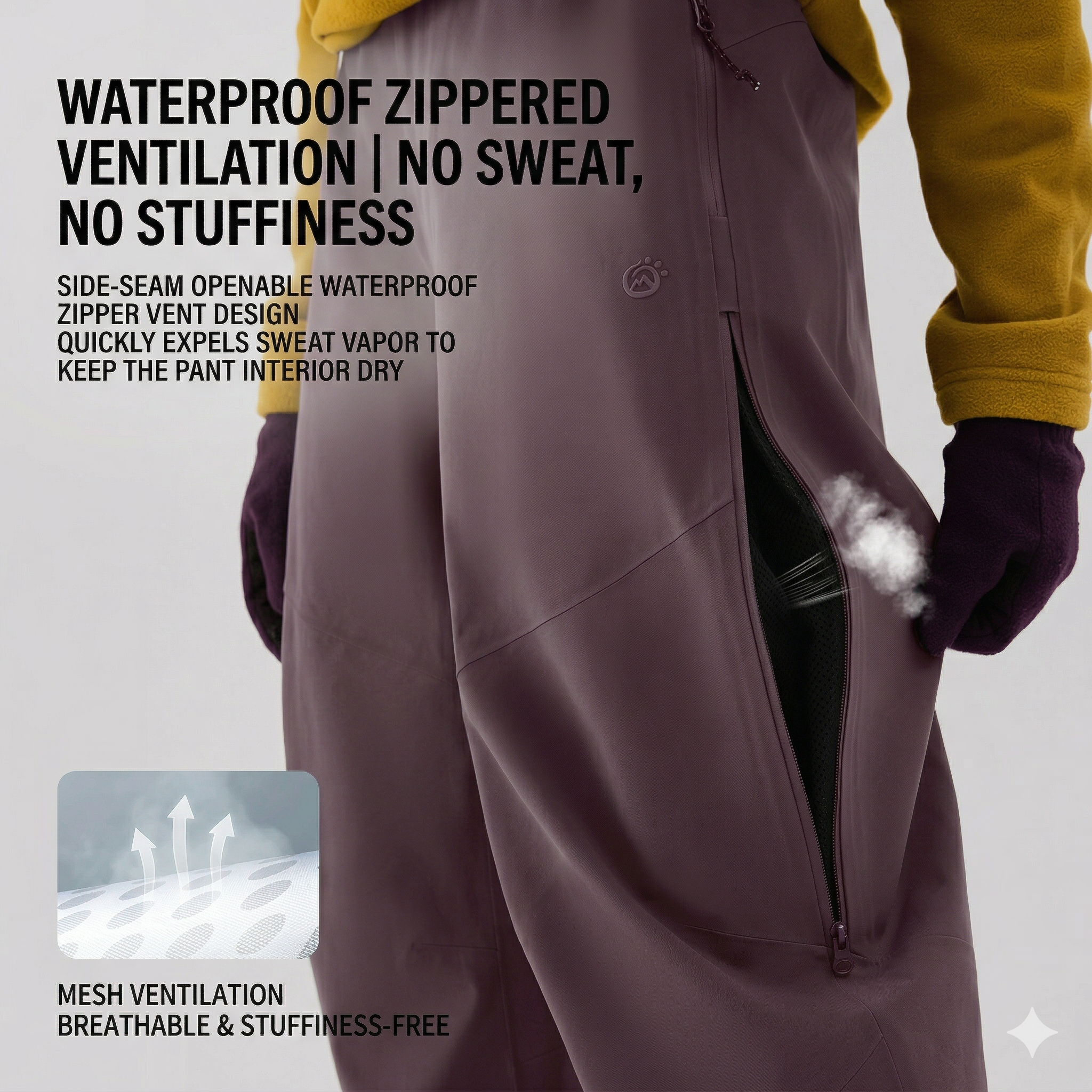 TECTOP Men’s Hiking Pants – Waterproof & Hardshell