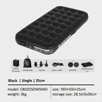 BLACKDOG LiuYun Auto Inflatable Sleeping Bed 1P with Pillow – 25CM