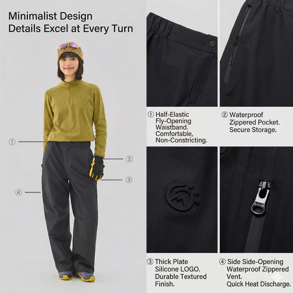 TECTOP Women’s Hiking Pants – Waterproof & Hardshell