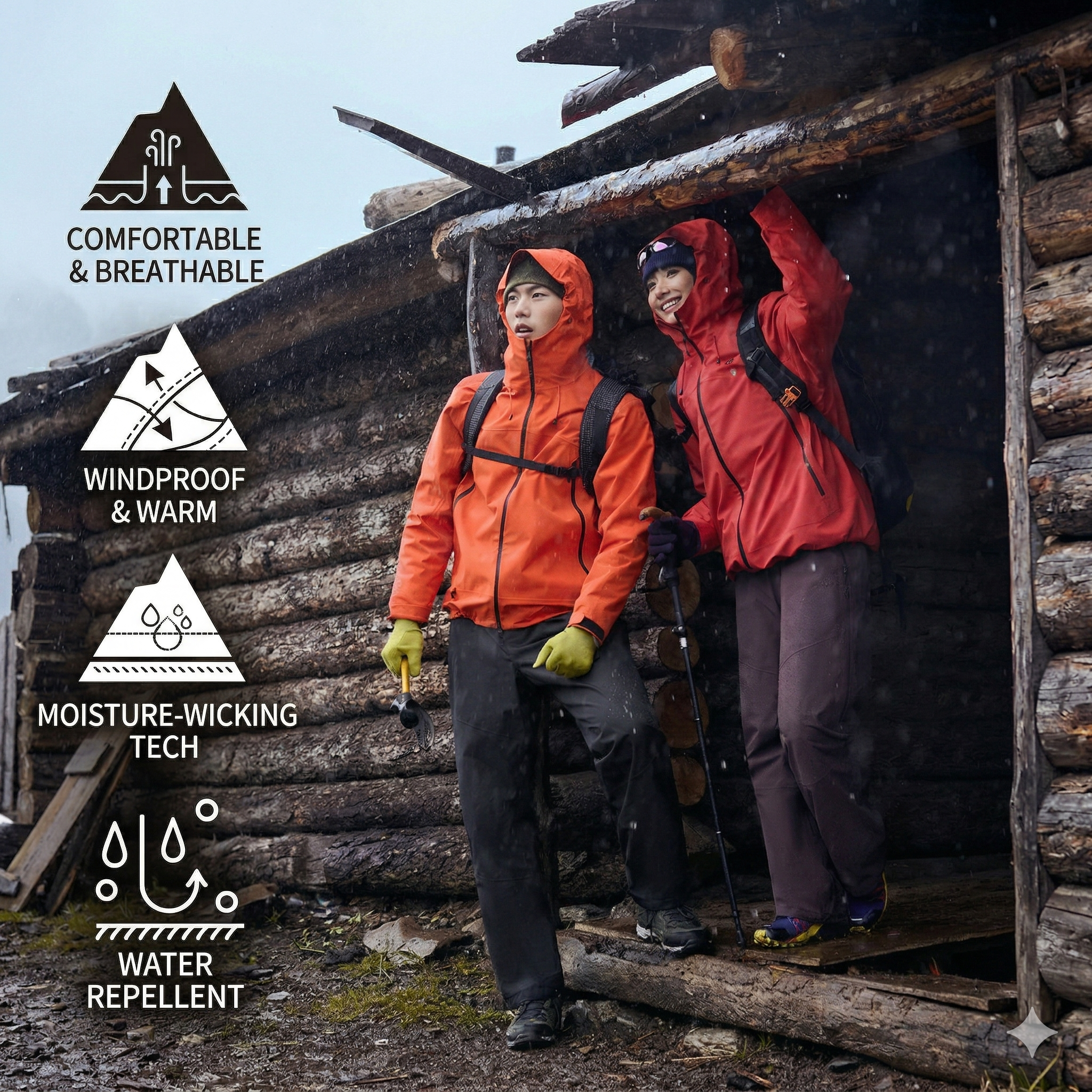 TECTOP Women’s Hiking Pants – Waterproof & Hardshell