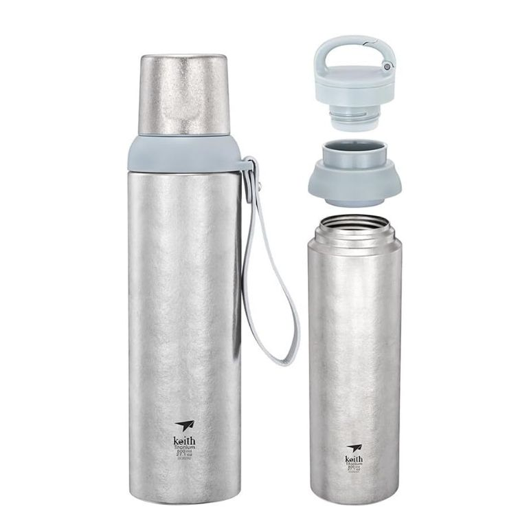 KEITH TITANIUM Vacuum Insulated FlexLid Bottle 800ml Ti3106