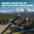 MOBI GARDEN ZT Pole 120 – Ultralight Carbon Fibre Telescopic Trekking Pole (59-120cm)