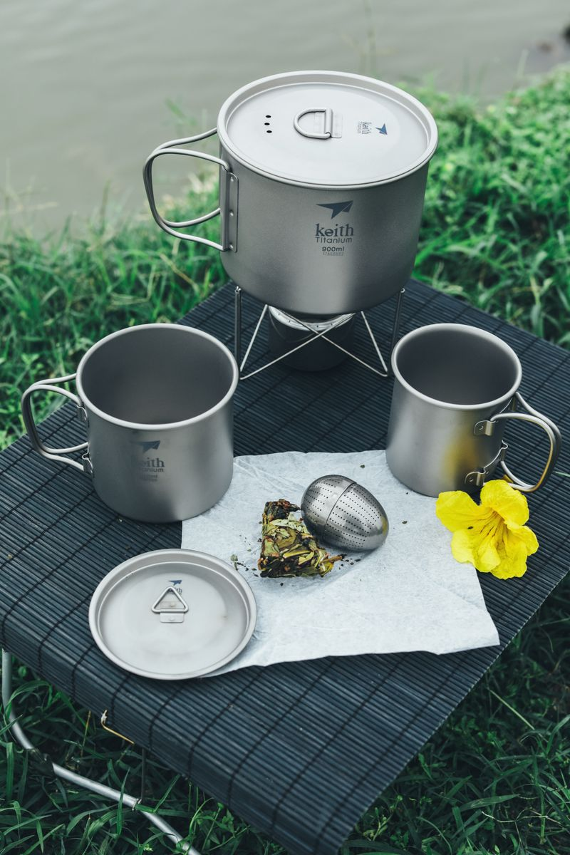 KEITH TITANIUM Egg-Shaped Tea Infuser Ti3920