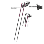 KOMPERDELL FXP Composite Trail Folding Trekking Pole - Pink
