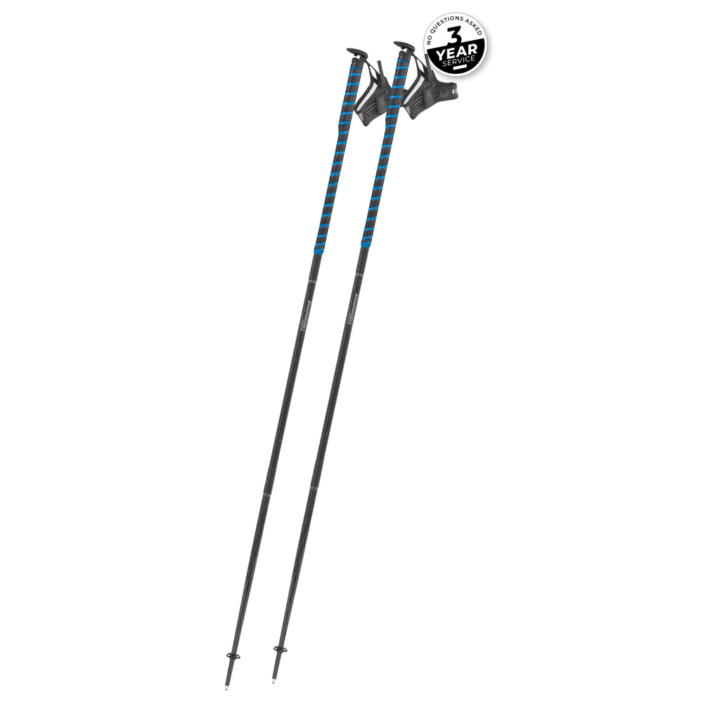 KOMPERDELL FXP Composite Trail Folding Trekking Pole - Blue