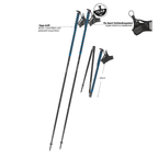 KOMPERDELL FXP Composite Trail Folding Trekking Pole - Blue