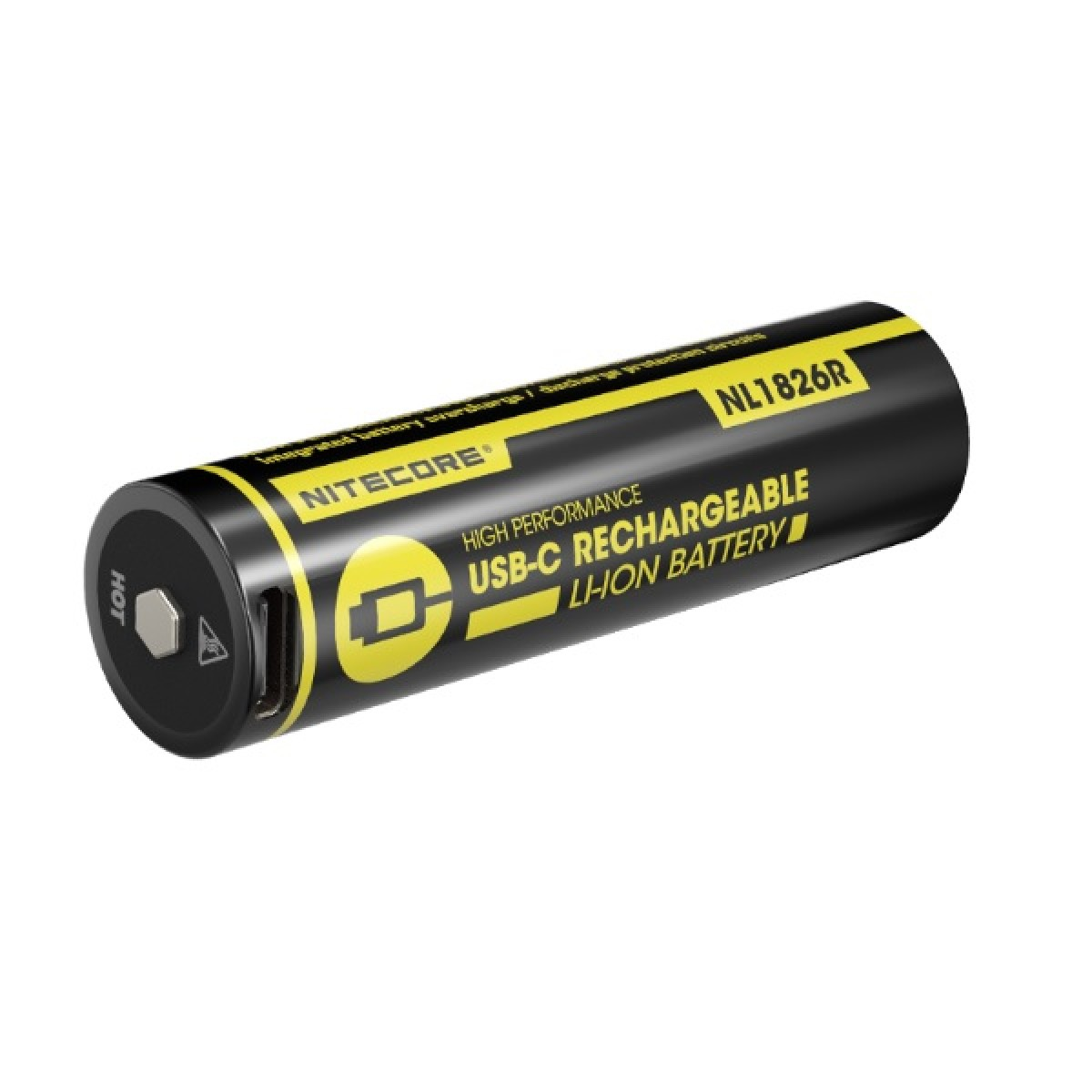 NITECORE NL1826R 18650 2600mAh USB-C Rechargeable Li-on Battery