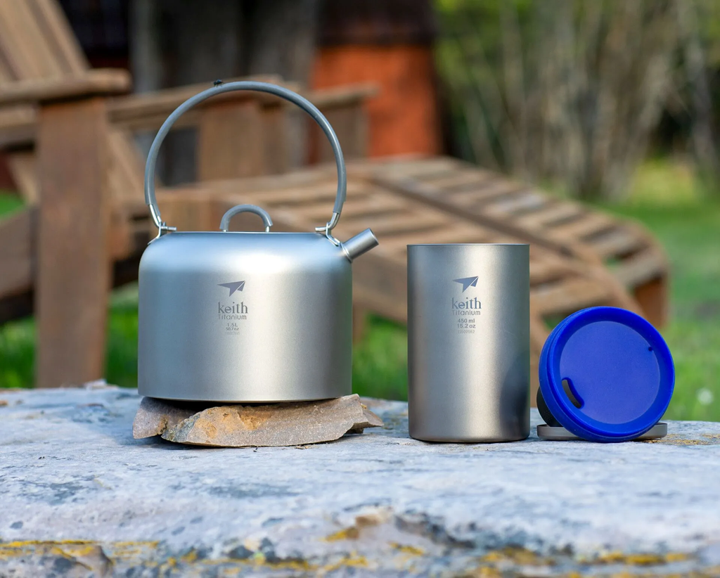 KEITH TITANIUM Kettle with Foldable Handle 1.5L Ti3907