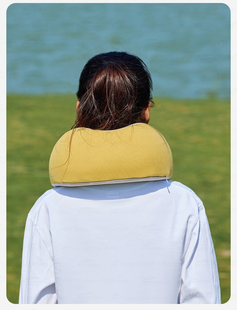 MOBI GARDEN Memory Foam U-Shaped Pillow