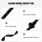 MOBI GARDEN ZT Pole 120 – Ultralight Carbon Fibre Telescopic Trekking Pole (59-120cm)