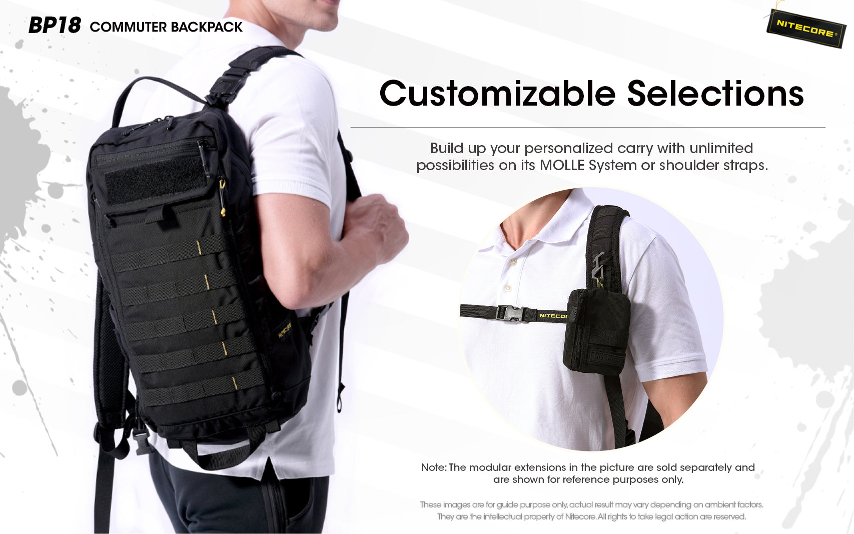NITECORE BP18 Multi-Purpose Modular Backpack 18L