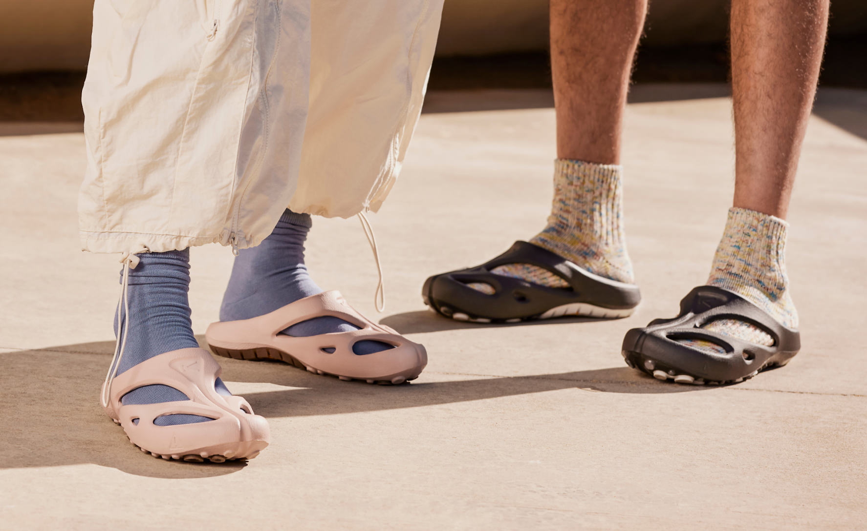 KEEN Men's Shanti Clog - Black/Dawn Blue