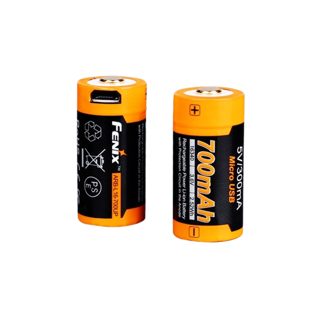 FENIX ARB-L16-700UP USB 16340 Rechargeable Battery