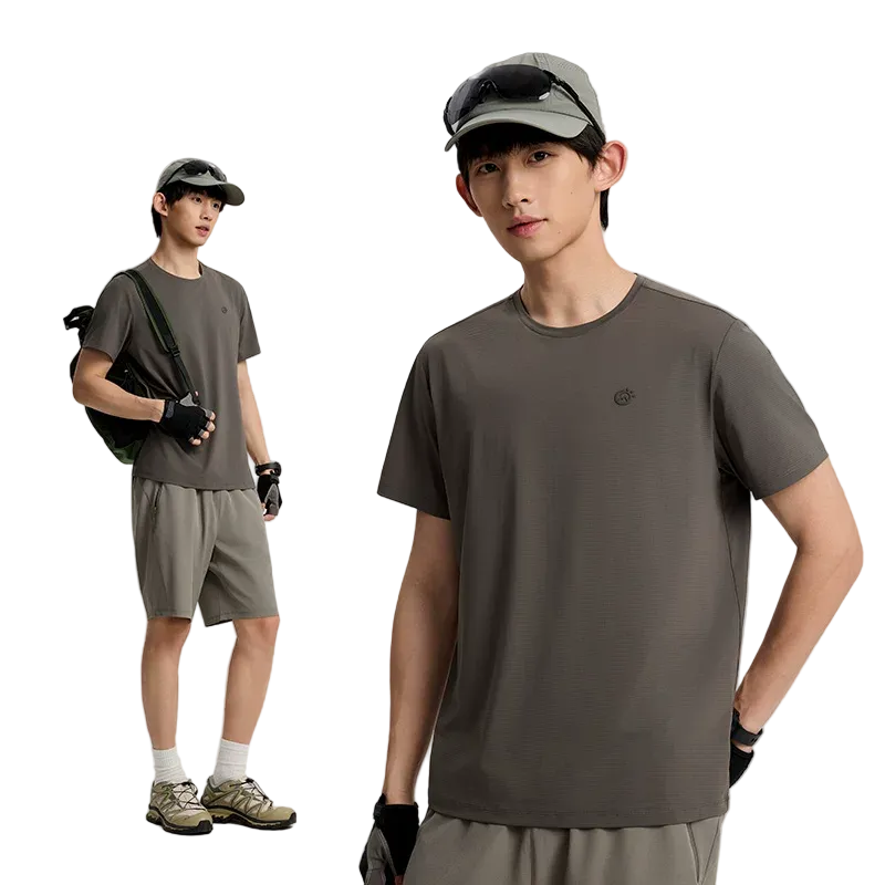 TECTOP Men’s Hiking T-Shirt – Quick-Dry & Breathable