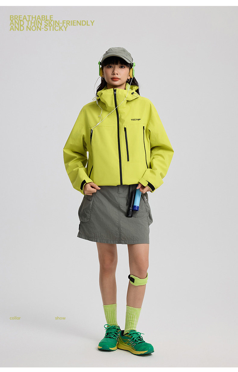 TECTOP Unisex Hiking Jacket – Waterproof & Lightweight