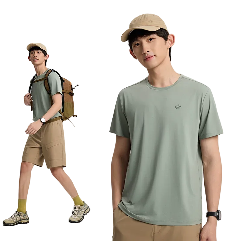 TECTOP Men’s Hiking T-Shirt – Quick-Dry & Breathable