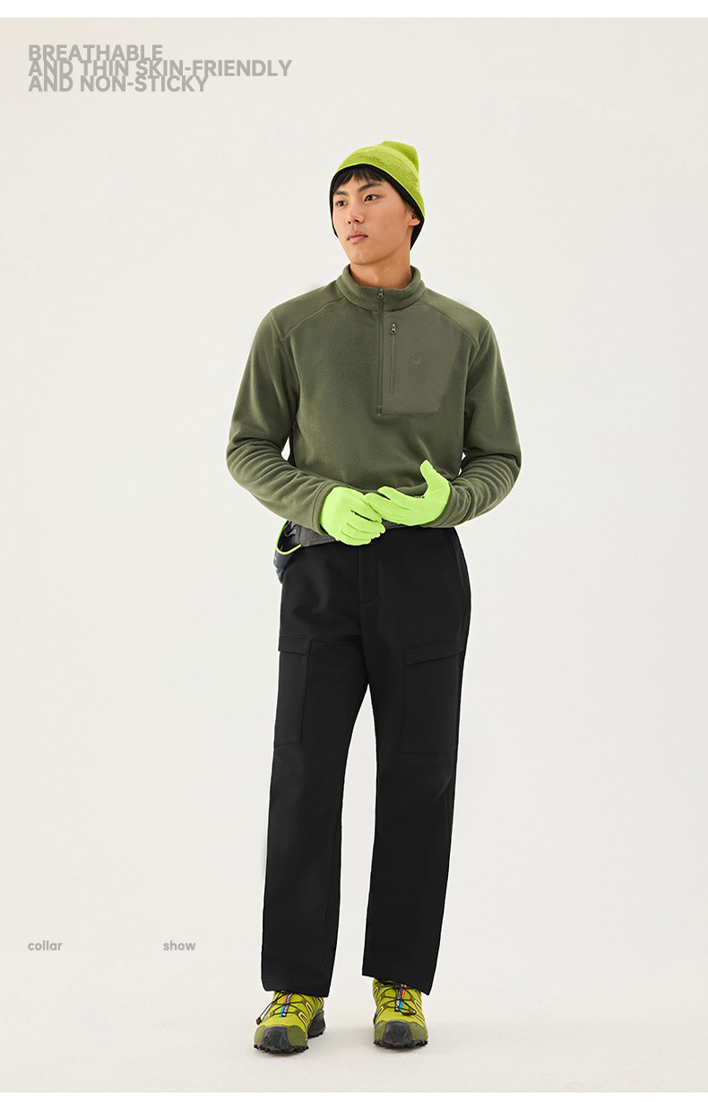 TECTOP Men’s Hiking Pants – Water Repellent & Fleece Lined